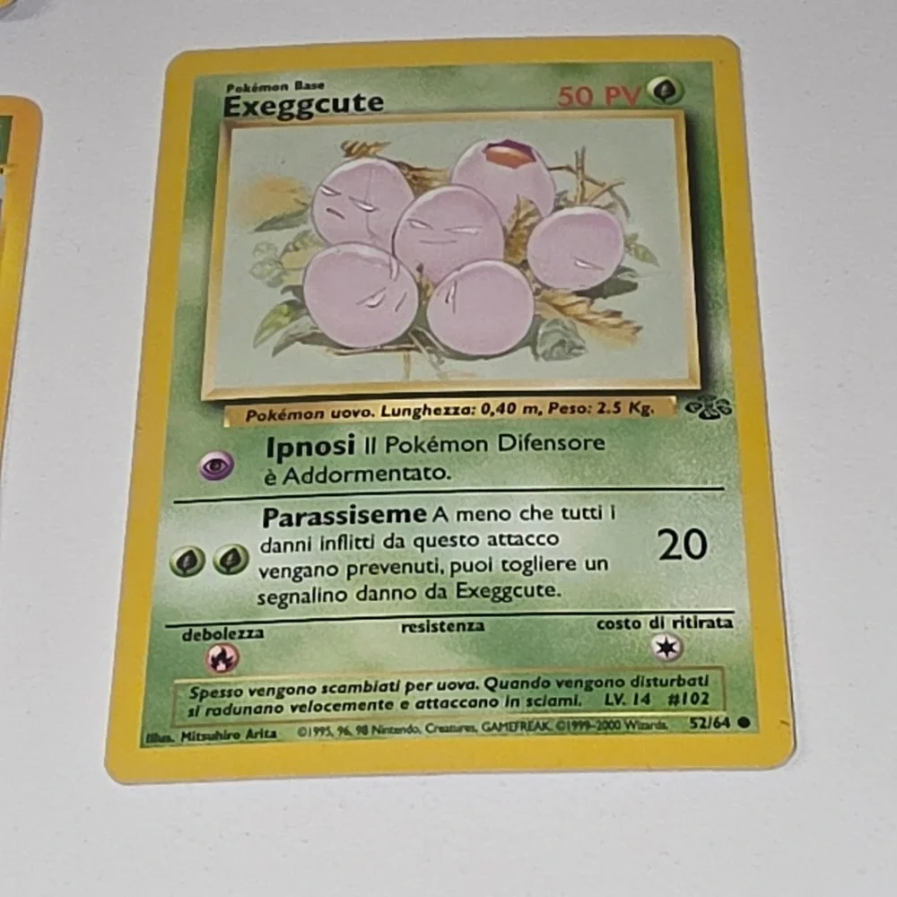 Pokemon Card Lot Exeggutor Aquapolis 12/147 Erika's Exeggcute Jungle Italian